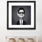 Roy Orbison by Rob Snow on GIANT ART - gray digital painting