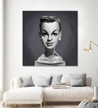 Judy Garland by Rob Snow on GIANT ART - gray digital painting