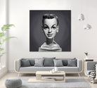 Judy Garland by Rob Snow on GIANT ART - gray digital painting