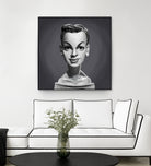 Judy Garland by Rob Snow on GIANT ART - gray digital painting