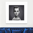 Judy Garland by Rob Snow on GIANT ART - gray digital painting