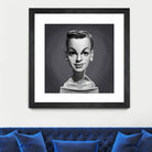 Judy Garland by Rob Snow on GIANT ART - gray digital painting