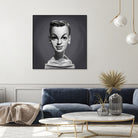 Judy Garland by Rob Snow on GIANT ART - gray digital painting