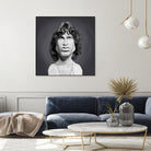 Jim Morrison by Rob Snow on GIANT ART - gray digital painting