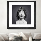 Jim Morrison by Rob Snow on GIANT ART - gray digital painting