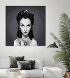 Vivien Leigh by Rob Snow on GIANT ART - gray digital painting