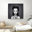 Vivien Leigh by Rob Snow on GIANT ART - gray digital painting