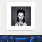 Vivien Leigh by Rob Snow on GIANT ART - gray digital painting