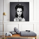 Vivien Leigh by Rob Snow on GIANT ART - gray digital painting