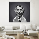 Clark Gable by Rob Snow on GIANT ART - gray digital painting