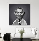 Clark Gable by Rob Snow on GIANT ART - gray digital painting