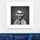 Clark Gable by Rob Snow on GIANT ART - gray digital painting