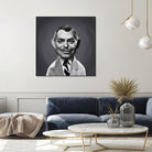 Clark Gable by Rob Snow on GIANT ART - gray digital painting