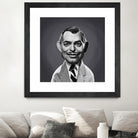 Clark Gable by Rob Snow on GIANT ART - gray digital painting