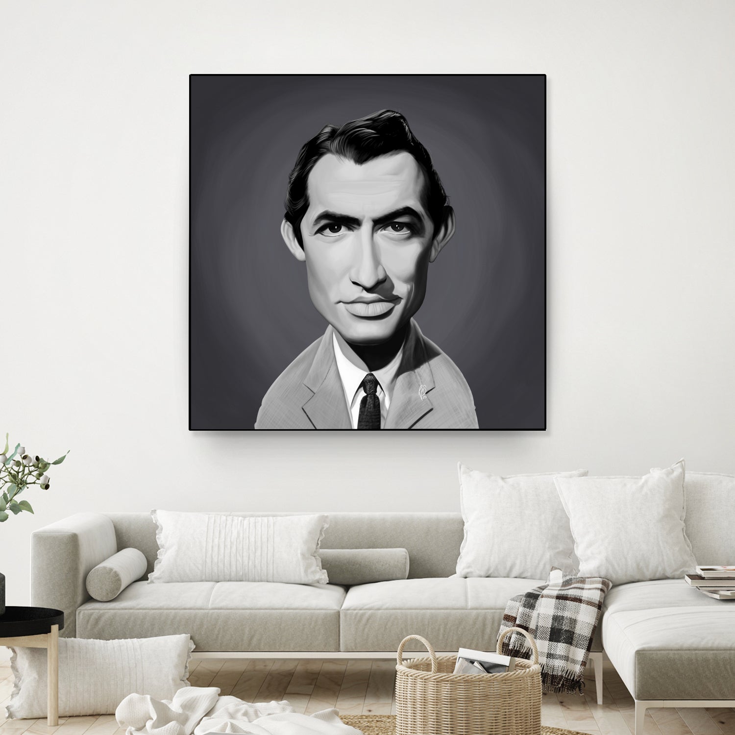 Gregory Peck by Rob Snow on GIANT ART - gray digital painting