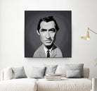 Gregory Peck by Rob Snow on GIANT ART - gray digital painting