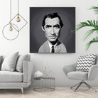 Gregory Peck by Rob Snow on GIANT ART - gray digital painting