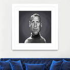 Paul Newman by Rob Snow on GIANT ART - gray digital painting