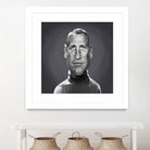 Paul Newman by Rob Snow on GIANT ART - gray digital painting