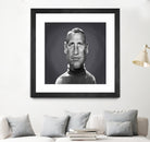 Paul Newman by Rob Snow on GIANT ART - gray digital painting