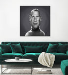 Paul Newman by Rob Snow on GIANT ART - gray digital painting