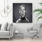 Paul Newman by Rob Snow on GIANT ART - gray digital painting