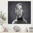 Paul Newman by Rob Snow on GIANT ART - gray digital painting