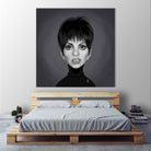 Liza Minnelli by Rob Snow on GIANT ART - gray digital painting