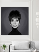 Liza Minnelli by Rob Snow on GIANT ART - gray digital painting