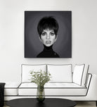 Liza Minnelli by Rob Snow on GIANT ART - gray digital painting