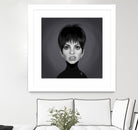 Liza Minnelli by Rob Snow on GIANT ART - gray digital painting