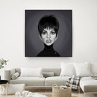 Liza Minnelli by Rob Snow on GIANT ART - gray digital painting