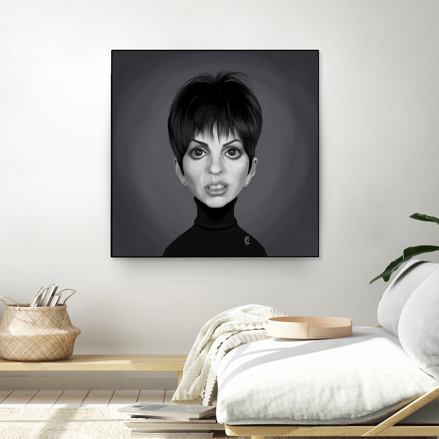 Liza Minnelli by Rob Snow on GIANT ART - gray digital painting