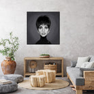 Liza Minnelli by Rob Snow on GIANT ART - gray digital painting