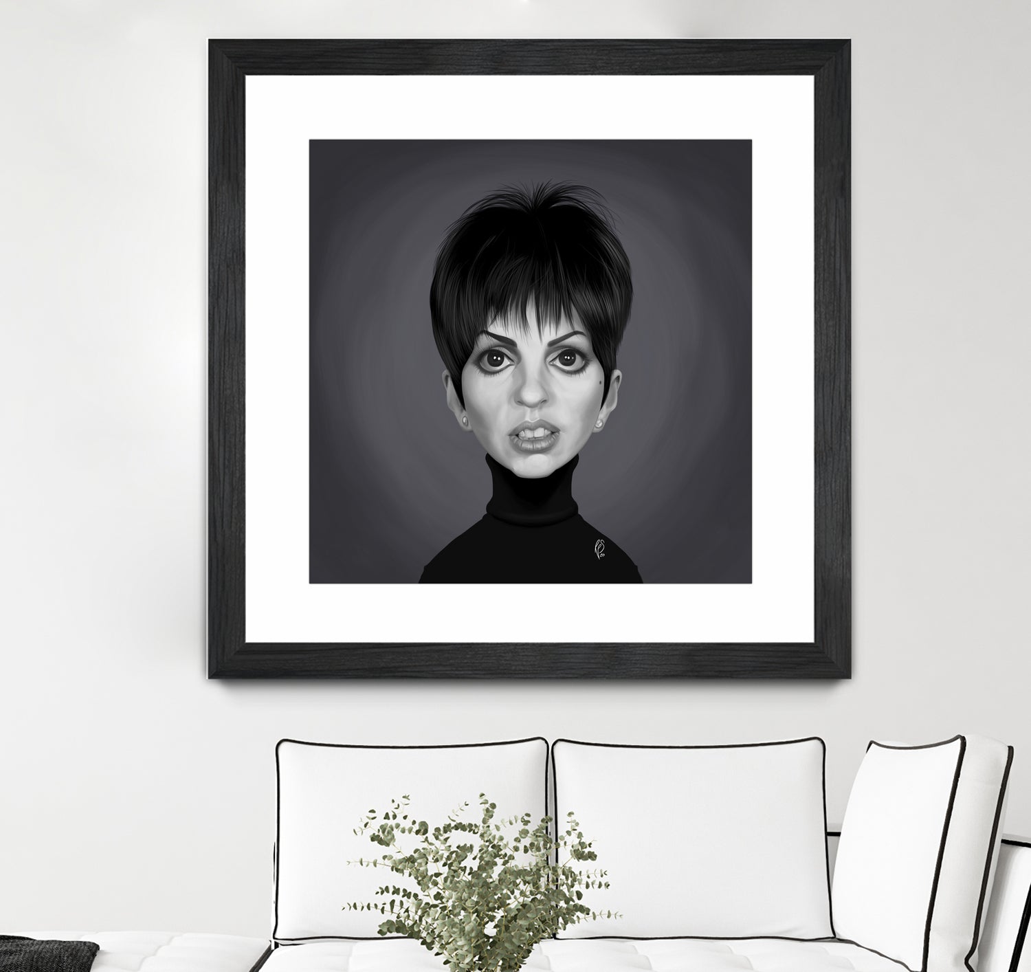 Liza Minnelli by Rob Snow on GIANT ART - gray digital painting