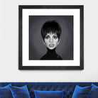 Liza Minnelli by Rob Snow on GIANT ART - gray digital painting