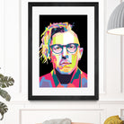 Abstract Maynard James Keenan In WPAP by SITI MAHMUDAH on GIANT ART - black digital drawing