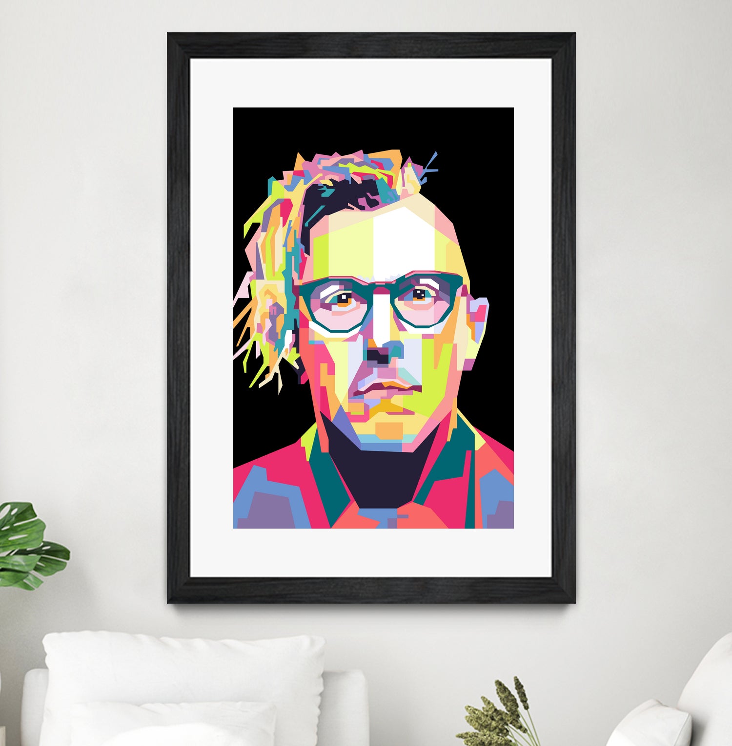 Abstract Maynard James Keenan In WPAP by SITI MAHMUDAH on GIANT ART - black digital drawing