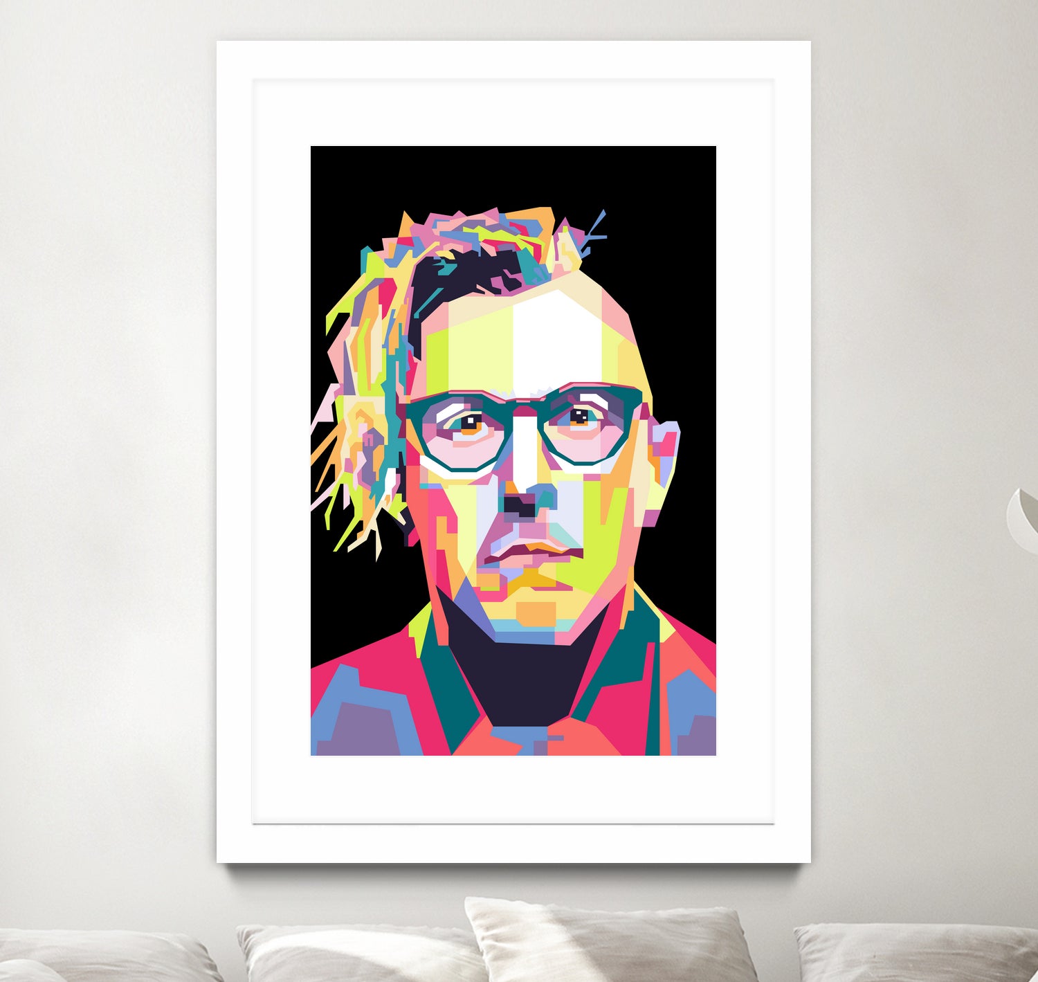 Abstract Maynard James Keenan In WPAP by SITI MAHMUDAH on GIANT ART - black digital drawing