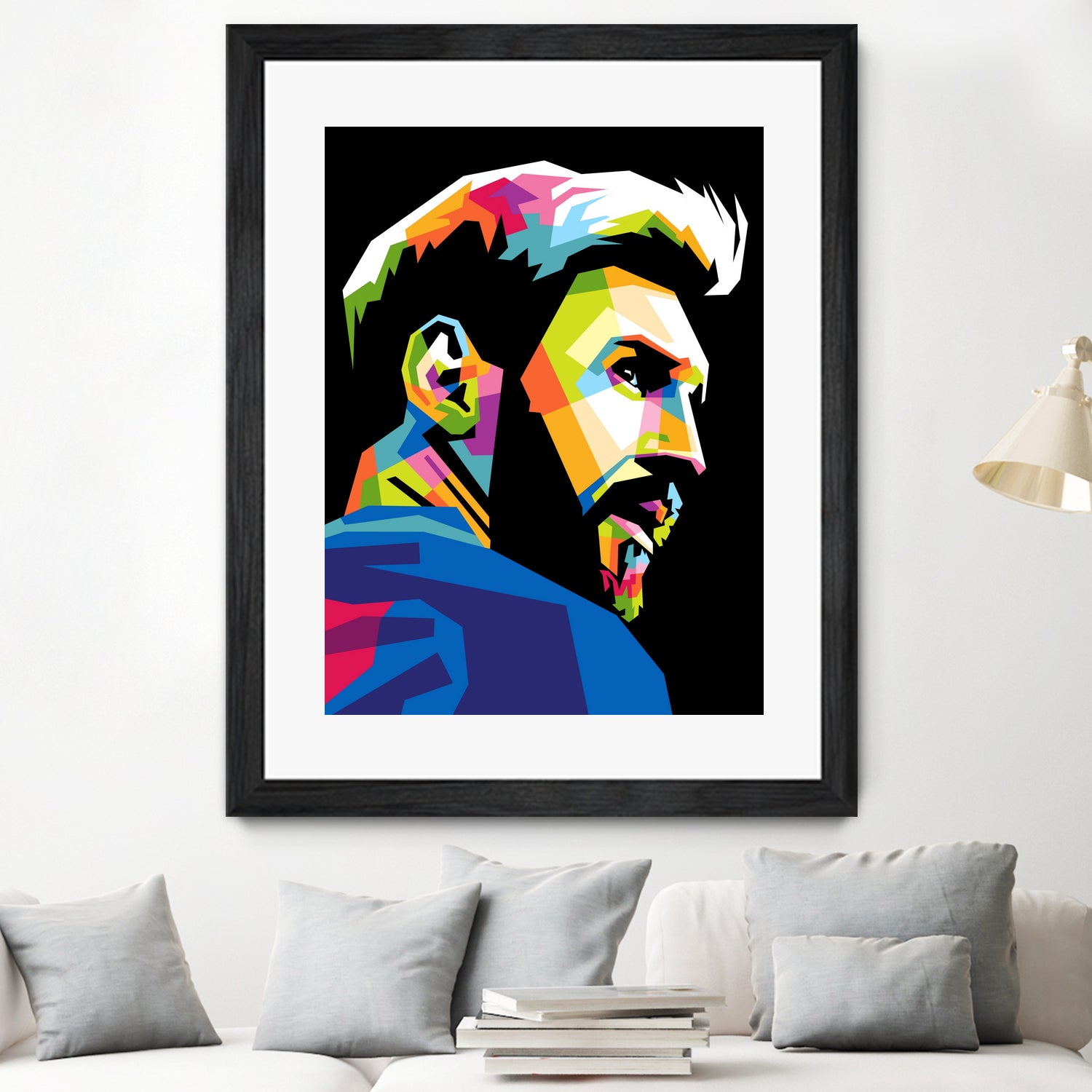 wpap messi by Muhammad Ardian on GIANT ART - black photo illustration