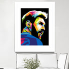 wpap messi by Muhammad Ardian on GIANT ART - black photo illustration