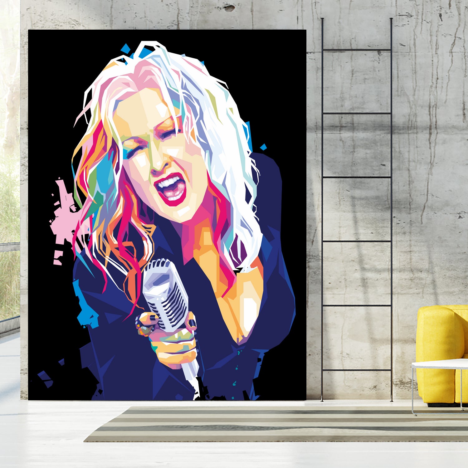 Cyndi Lauper by Deni Rahayu on GIANT ART - white digital drawing