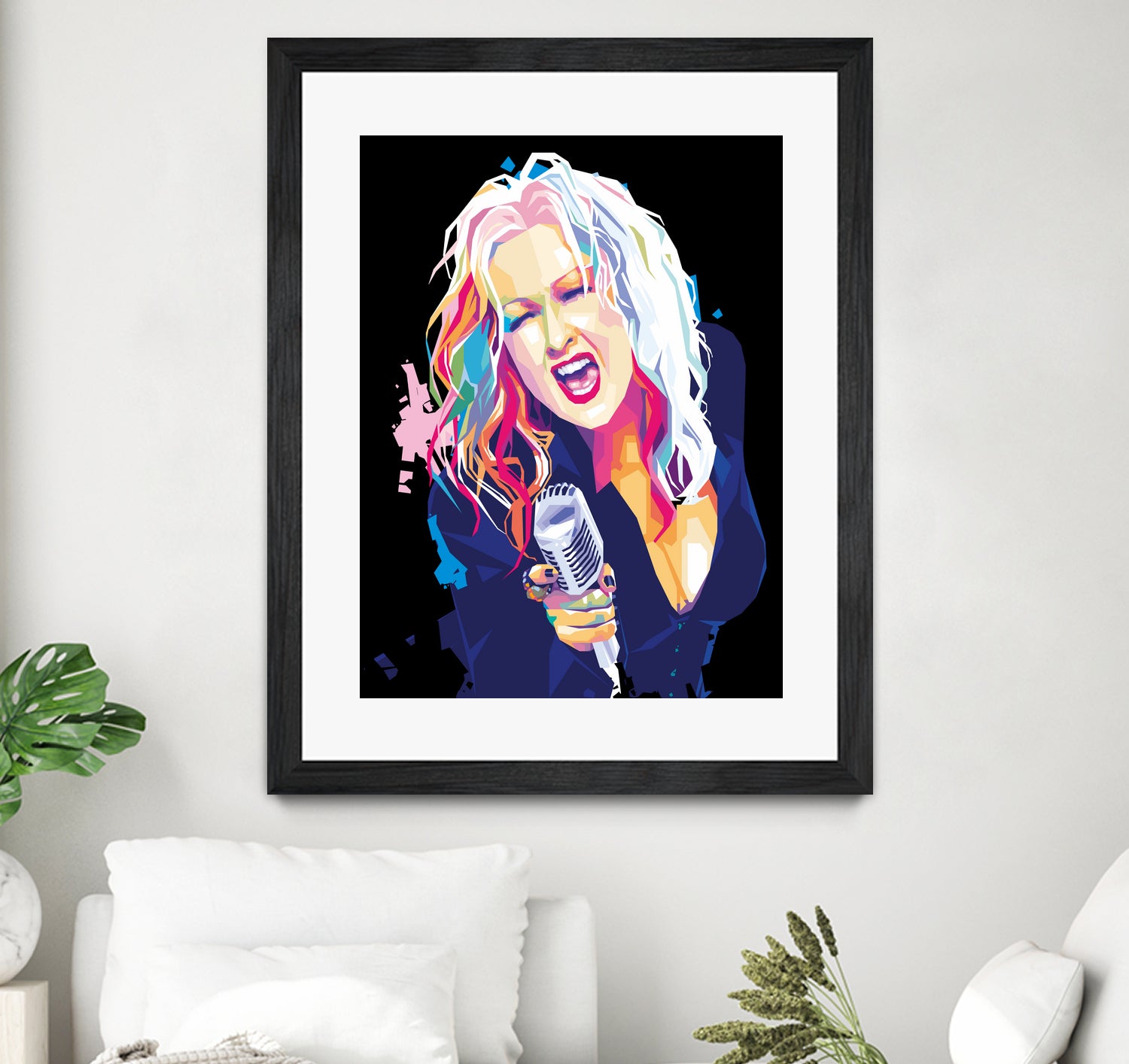 Cyndi Lauper by Deni Rahayu on GIANT ART - white digital drawing