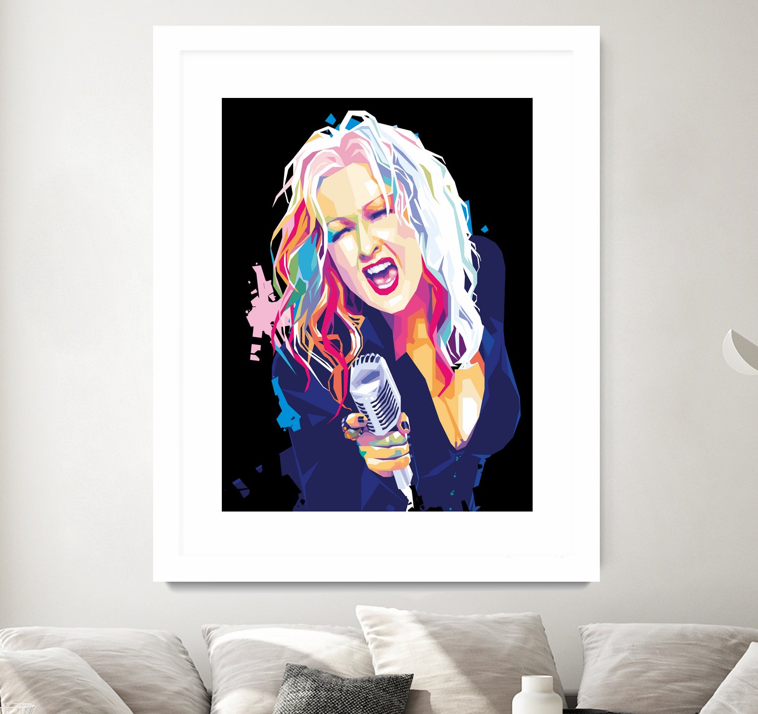 Cyndi Lauper by Deni Rahayu on GIANT ART - white digital drawing