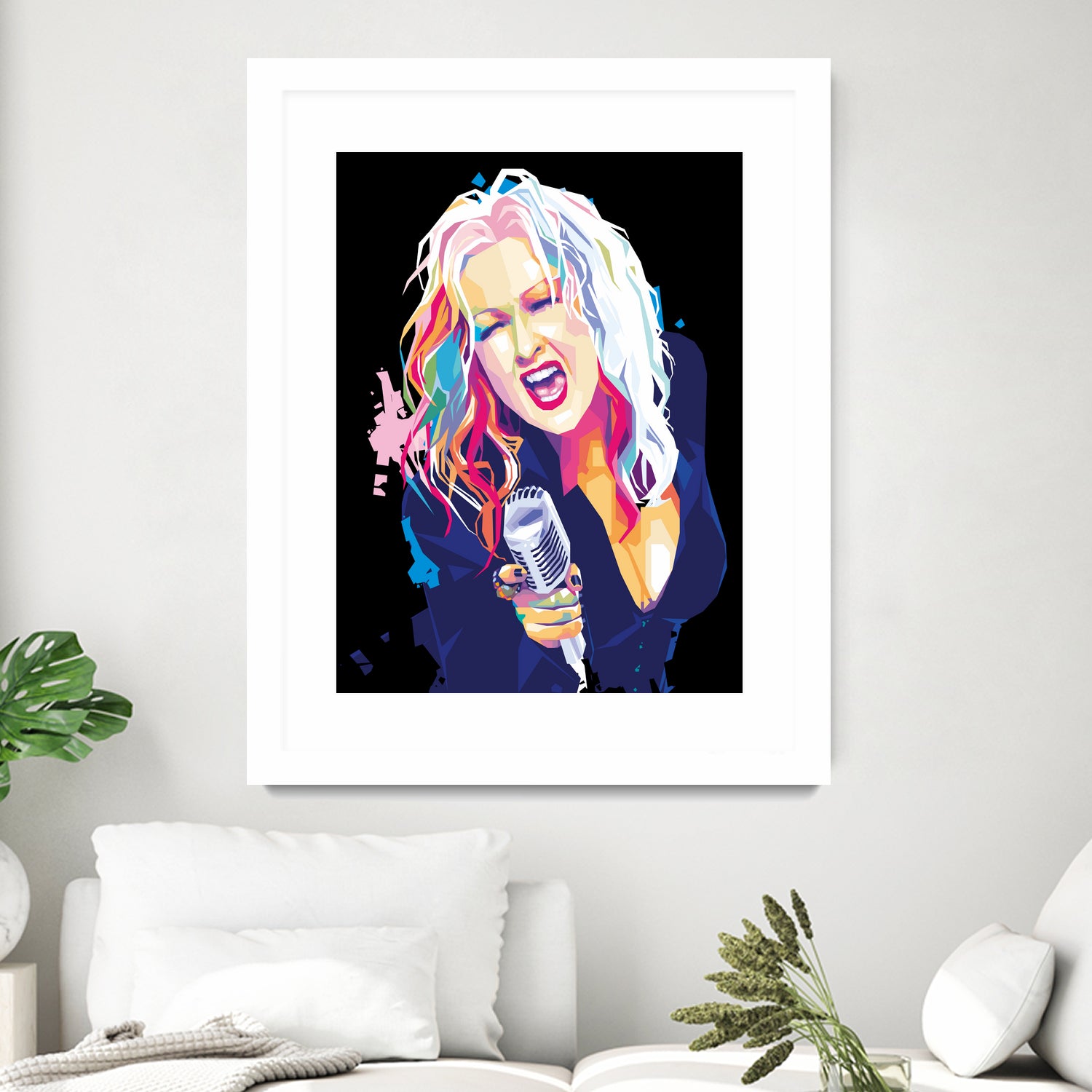 Cyndi Lauper by Deni Rahayu on GIANT ART - white digital drawing