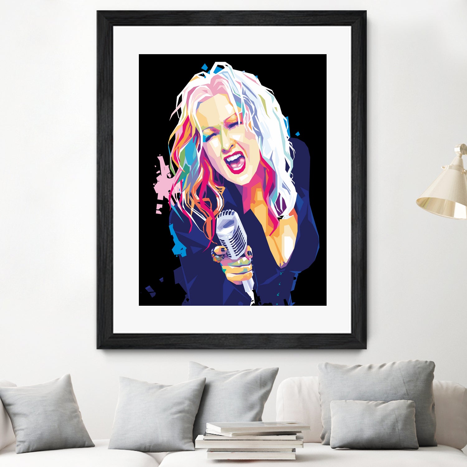 Cyndi Lauper by Deni Rahayu on GIANT ART - white digital drawing