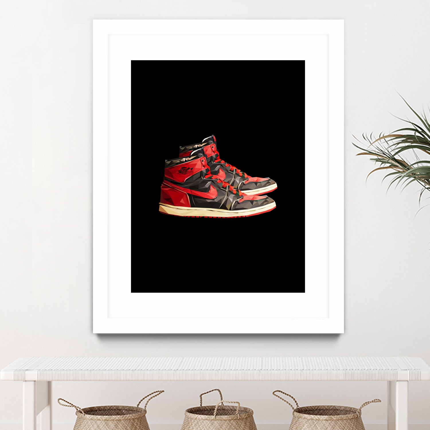 nike air jordan 1 by M Maisur Amin on GIANT ART - black 3d art