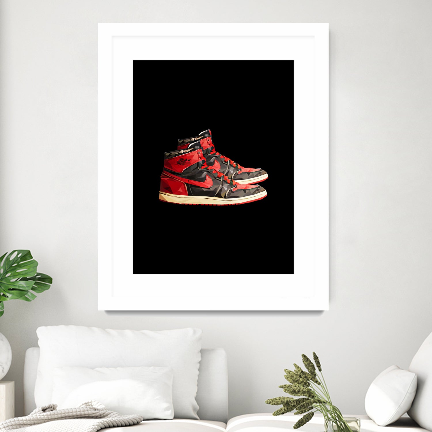 nike air jordan 1 by M Maisur Amin on GIANT ART - black 3d art