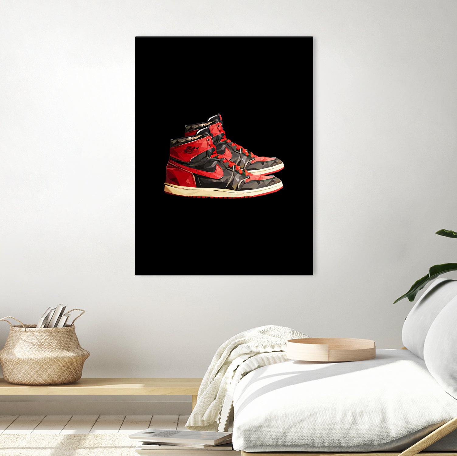 nike air jordan 1 by M Maisur Amin on GIANT ART - black 3d art