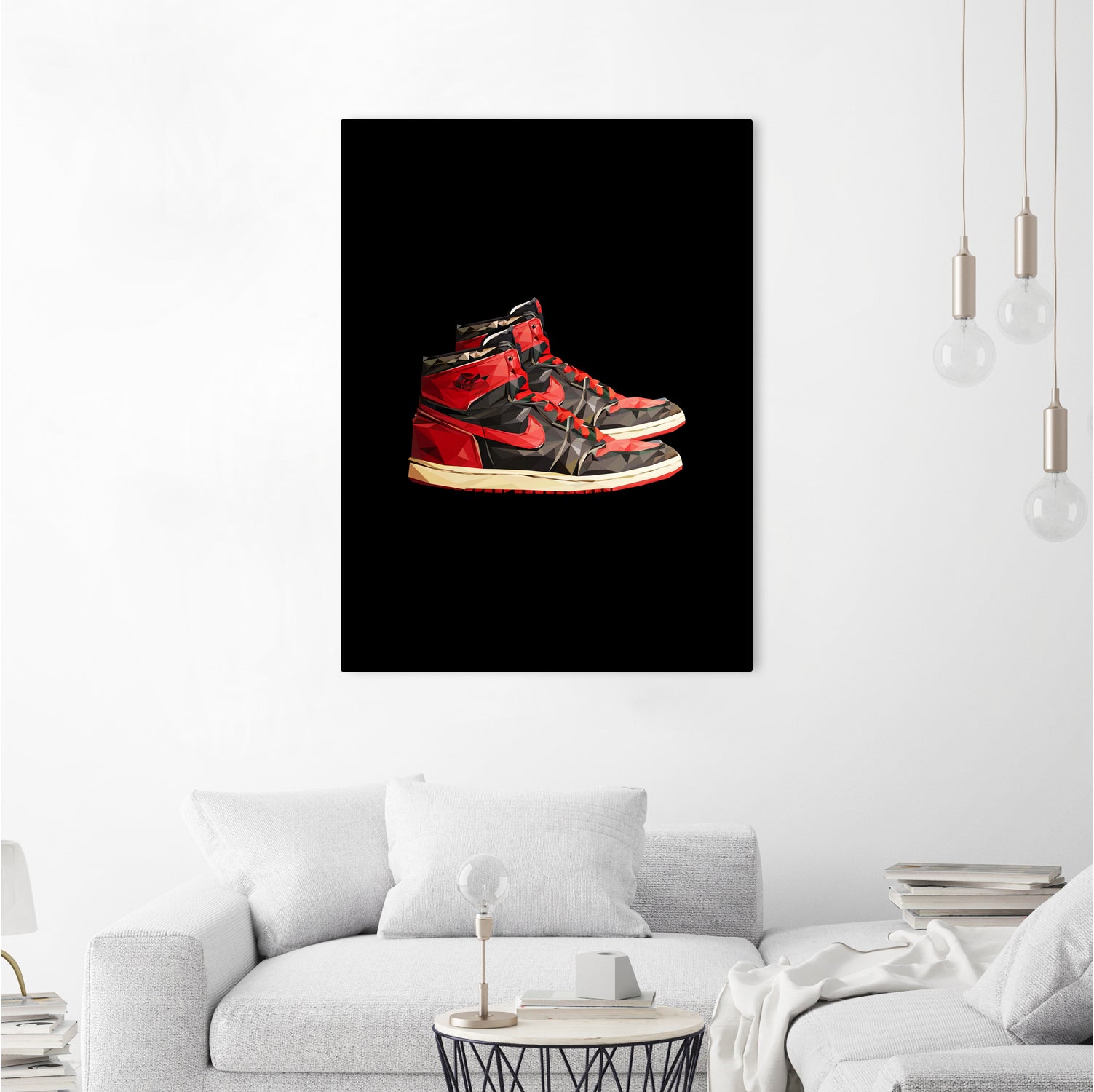 nike air jordan 1 by M Maisur Amin on GIANT ART - black 3d art